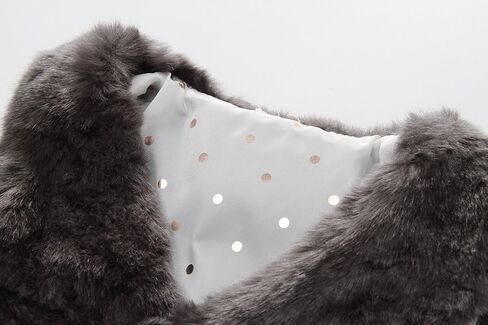 سترة LJYH للفتيات الصغيرات من الفرو الصناعي الناعم بدون أكمام in Kuwait