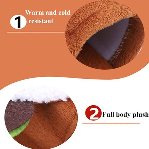 Mechpia منزل نفق الهامستر، قابل للغسل، مخبأ للحيوانات الصغيرة، سرير أنبوبي دافئ، لعب للهامستر جربيل، سنجاب الفأر in Kuwait