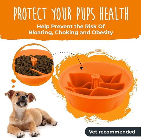 Mighty Paw Dog Lick Pad - BPA-Free Silicone Mat - Anxiety Relief, Dental Health Support, Easy Grooming, Slow Feeding, Dishwasher Safe in Kuwait
