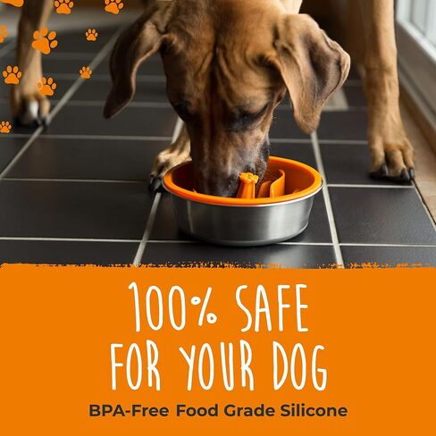 Mighty Paw Dog Lick Pad - BPA-Free Silicone Mat - Anxiety Relief, Dental Health Support, Easy Grooming, Slow Feeding, Dishwasher Safe in Kuwait