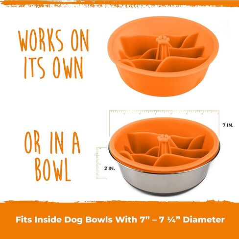 Mighty Paw Dog Lick Pad - BPA-Free Silicone Mat - Anxiety Relief, Dental Health Support, Easy Grooming, Slow Feeding, Dishwasher Safe in Kuwait