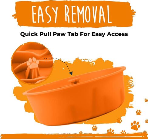 Mighty Paw Dog Lick Pad - BPA-Free Silicone Mat - Anxiety Relief, Dental Health Support, Easy Grooming, Slow Feeding, Dishwasher Safe in Kuwait