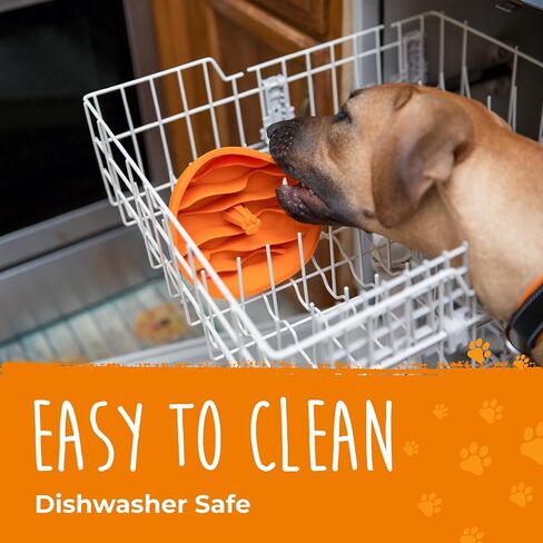 Mighty Paw Dog Lick Pad - BPA-Free Silicone Mat - Anxiety Relief, Dental Health Support, Easy Grooming, Slow Feeding, Dishwasher Safe in Kuwait