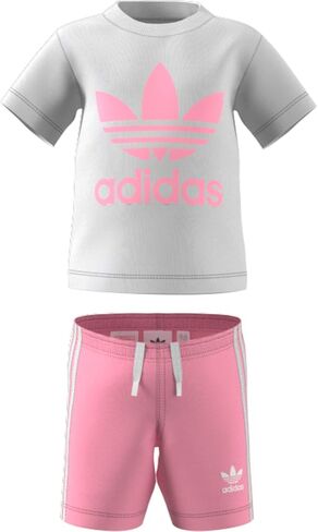 adidas Originals baby-boys Trefoil Shorts Tee Set in Kuwait