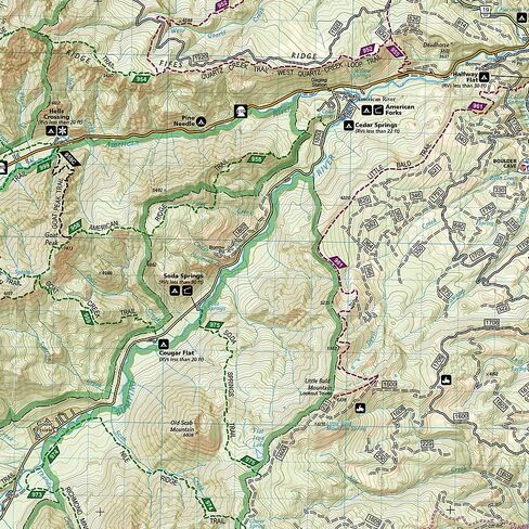 Goat Rocks, Norse Peak and William O. Douglas Wilderness Areas Map [Gifford Pinchot, Mt. Baker-Snoqualmie, and Okanogan-Wenatchee National Forests] (National Geographic Trails Illustrated Map, 823) in Saudi Arabia