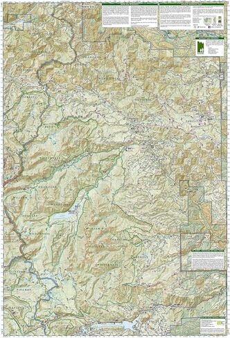 Goat Rocks, Norse Peak and William O. Douglas Wilderness Areas Map [Gifford Pinchot, Mt. Baker-Snoqualmie, and Okanogan-Wenatchee National Forests] (National Geographic Trails Illustrated Map, 823) in Saudi Arabia