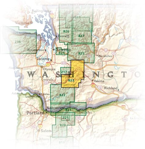Goat Rocks, Norse Peak and William O. Douglas Wilderness Areas Map [Gifford Pinchot, Mt. Baker-Snoqualmie, and Okanogan-Wenatchee National Forests] (National Geographic Trails Illustrated Map, 823) in Saudi Arabia