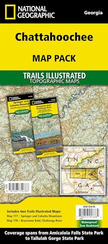 Chattahoochee National Forest, Map Pack Bundle: Trails Illustrated Other in Saudi Arabia