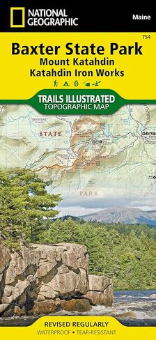 Baxter State Park/mount Katahdin: Trails Illustrated Other in Saudi Arabia