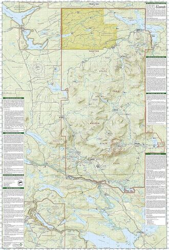 Baxter State Park/mount Katahdin: Trails Illustrated Other in Saudi Arabia