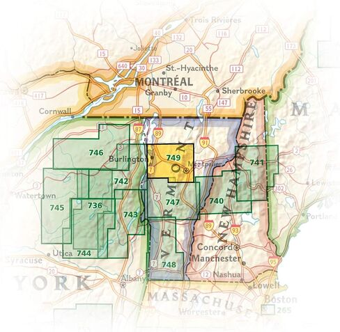 Mount Mansfield, Stowe Map (National Geographic Trails Illustrated Map, 749) in Saudi Arabia