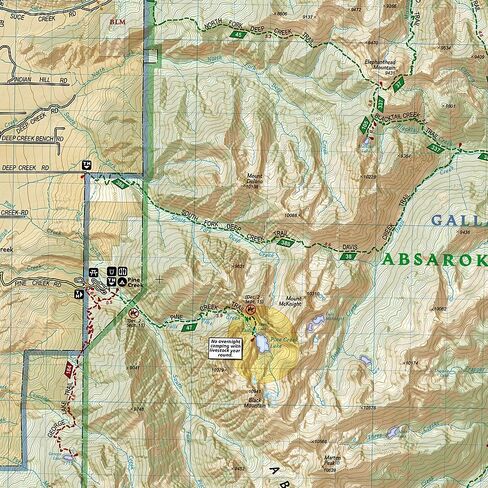 Absaroka-beartooth Wilderness West [gardiner, Livingston]: Trails Illustrated Maps in Saudi Arabia