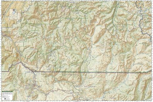 Absaroka-beartooth Wilderness West [gardiner, Livingston]: Trails Illustrated Maps in Saudi Arabia