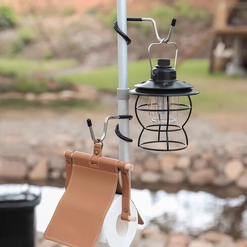 خطافات فانوس التخييم، خطاف تعليق ضوء الخيمة، خطافات عمود تعليق مصباح خارجي، خطافات تعليق سلسلة اضواء الكريسماس، خطافات محمولة للتخييم على شكل حرف S، خطافات ستانلس ستيل مضادة للانزلاق in Kuwait