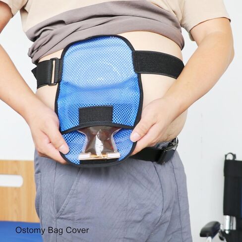 LUCKDANO غطاء حقيبة الفغرة غطاء كيس فغرة القولون غطاء كيس فغرة القولون نظام كيس فغرة القولون غطاء كيس فغرة خفيفة الوزن مقاوم للماء تنفس محمول قابل للتمدد حقيبة فغر القولون حامي in Kuwait