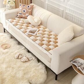 Couch Cover for Dogs Washable, Sofa Cover Protector, Couch Covers for 3 Cushion Couch Sofa Pet Friendly, Soft, Non Slip (27.6 x 70.9 Inch, Dark Brown) in Kuwait