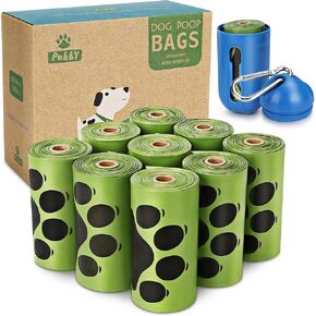PobbY Dog Poop Bag 540 Count, Scent Free, Heavy Duty, Leakproof, Easy to Use, Eco Friendly in Kuwait