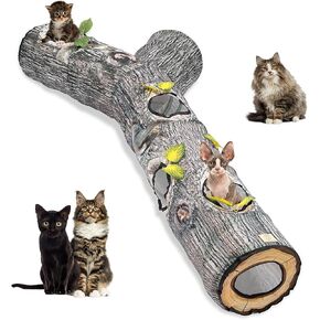 نفق القطط AmaCielo، أنفاق القطط للقطط الداخلية، خيمة لعب للقطط قابلة للتمدد وقابلة للتمدد، لعبة متاهة بيت القطط، حجم كبير، تخزين مريح للقطط، الجرو، كيتي، أرنب in Kuwait