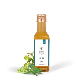 زيت النيم المضغوط البارد من آدي أورجانيك، 100 مل، معتمد من وزارة الزراعة الأمريكية | زيت عطري للبشرة والشعر والأظافر | صنع في الهند in Kuwait