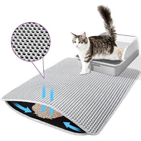Deshunage Cat Litter Mat Honeycomb Double Layer Waterproof Mat ResistantEasy to Clean Cat Supplies in Saudi Arabia