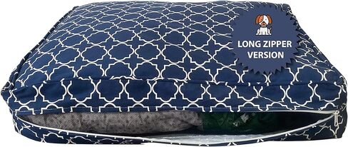 Molly Mutt Medium to Large Dog Bed Cover - Rocketman Print - Measures 27"x36"x5’’ - 100% Cotton - Durable - Breathable - Sustainable - Machine Washable Dog Bed Cover in Kuwait