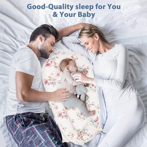 Baby Lounger Cover for Dockatot Deluxe + | 100% Cotton Hypoallergenic Newborn Premium Quality Spare Cover(Cover Only) (Rainbow) in Kuwait