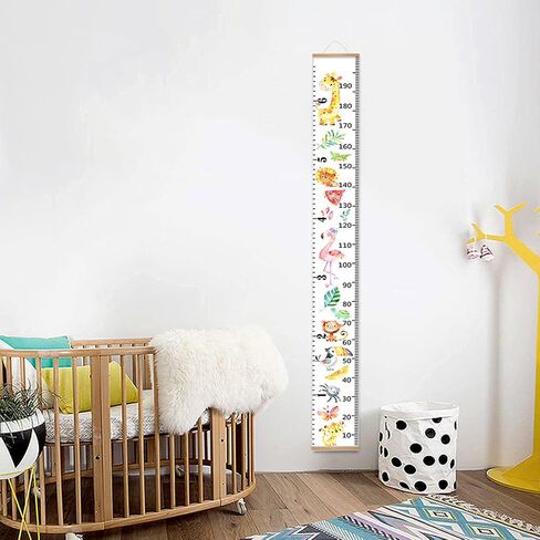 مخطط نمو للأطفال، ملصق جداري قابل للإزالة لقياس الارتفاع، مخطط نمو محمول، مسطرة حائط لطيفة للأطفال والبنات والأولاد وغرفة نوم الأطفال الصغار (2) in Kuwait