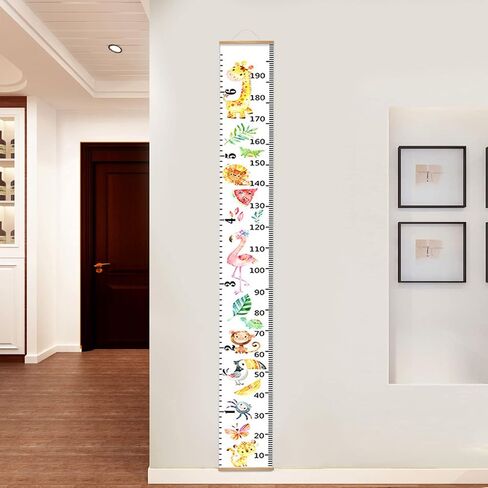 مخطط نمو للأطفال، ملصق جداري قابل للإزالة لقياس الارتفاع، مخطط نمو محمول، مسطرة حائط لطيفة للأطفال والبنات والأولاد وغرفة نوم الأطفال الصغار (2) in Kuwait