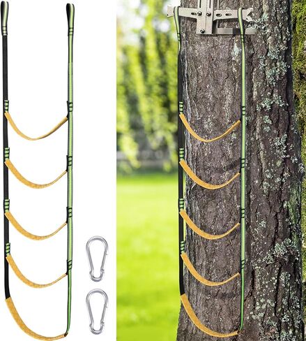 LFUTARI تسلق مساعد للصيد، خفيف الوزن، عصا تسلق للصيد، سلم حبل منسوج لسلامة الصيد، التسلق في الهواء الطلق، الكهوف، التجديف in Kuwait