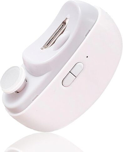HEYAXA Electric Nail Clipper, Rechargeable Fingernail Clippers 2 Speeds Nail File Nail Trimmer with Nail Scraps Storage and Light for Baby, Kids, Women, Seniors, Weak Hand in Kuwait