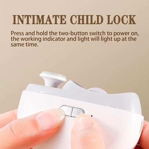 HEYAXA Electric Nail Clipper, Rechargeable Fingernail Clippers 2 Speeds Nail File Nail Trimmer with Nail Scraps Storage and Light for Baby, Kids, Women, Seniors, Weak Hand in Kuwait