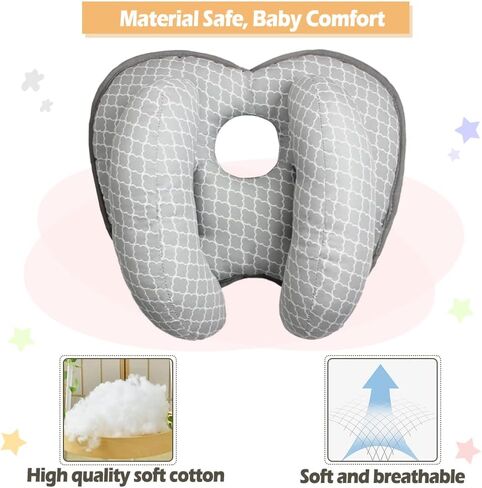 KAKIBLIN Baby Neck Pillow, Upgraded Baby Neck Pillows for Car Seat | Infant Neck Support Pillow, Head and Neck Support for 3-12 Months, Newborn Head Support for Car Seats, Strollers, Pushchairs in Saudi Arabia