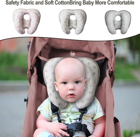 KAKIBLIN Baby Neck Pillow, Upgraded Baby Neck Pillows for Car Seat | Infant Neck Support Pillow, Head and Neck Support for 3-12 Months, Newborn Head Support for Car Seats, Strollers, Pushchairs in Saudi Arabia