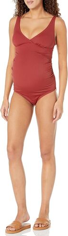 Amazon Essentials Women's Maternity V-Neck Swimsuit in Saudi Arabia