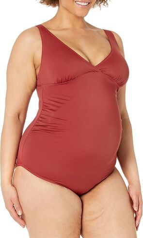Amazon Essentials Women's Maternity V-Neck Swimsuit in Saudi Arabia