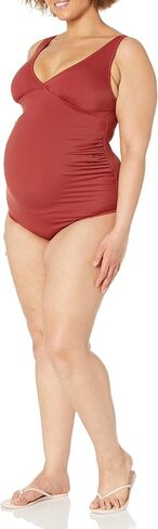Amazon Essentials Women's Maternity V-Neck Swimsuit in Saudi Arabia