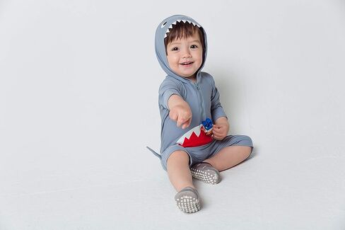 فينيت بيبي طقم ملابس سباحة قطعة واحدة باكمام طويلة للاولاد الصغار من ليتل انفانت in Kuwait