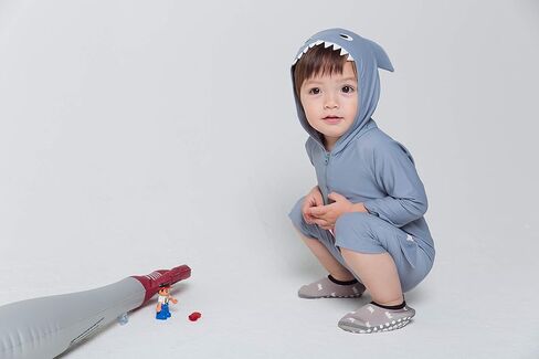 فينيت بيبي طقم ملابس سباحة قطعة واحدة باكمام طويلة للاولاد الصغار من ليتل انفانت in Kuwait