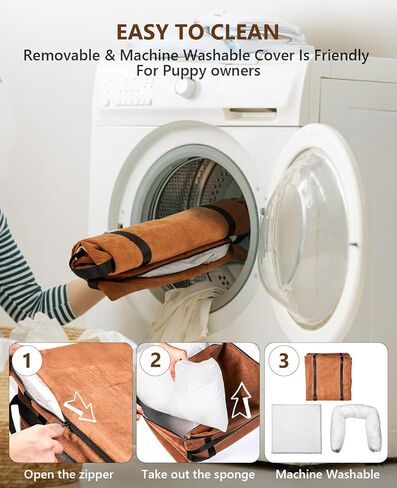 مقعد سيارة للكلاب الصغيرة من بورجيوننيست، مقعد سيارة معزز مقاوم للماء للكلاب، مقعد سيارة للحيوانات الأليفة قابل للغسل مع مقود أمان بمشبك، سرير حامل للسفر بالسيارة للكلاب in Kuwait