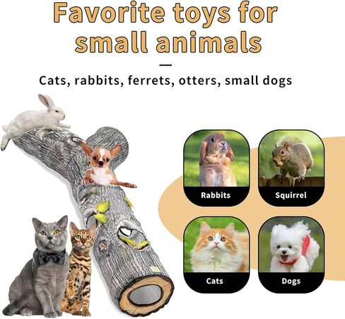 نفق القطط AmaCielo، أنفاق القطط للقطط الداخلية، خيمة لعب للقطط قابلة للتمدد وقابلة للتمدد، لعبة متاهة بيت القطط، حجم كبير، تخزين مريح للقطط، الجرو، كيتي، أرنب in Kuwait