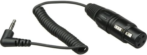 طقم ميكروفون Sennheiser MKE 600 للفيديو والسينما والبث مع كابل ذكر XLR أنثى إلى 1/8 بوصة TRS - يربط ميكروفونات XLR الاحترافية بمعظم كاميرات DSLR وكاميرات الفيديو in Kuwait