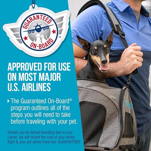 حقيبة ظهر للسفر من شيربا كات مع رؤية فقاعية، معتمدة من شركات الطيران - أسود، مقاس واحد in Kuwait