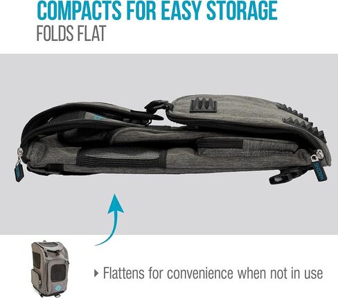 حقيبة ظهر للسفر من شيربا كات مع رؤية فقاعية، معتمدة من شركات الطيران - أسود، مقاس واحد in Kuwait