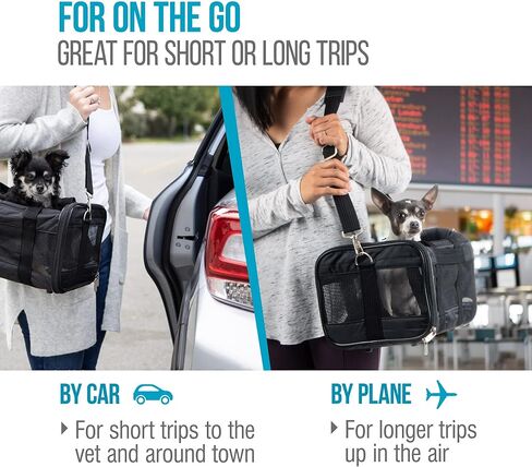 حقيبة ظهر للسفر من شيربا كات مع رؤية فقاعية، معتمدة من شركات الطيران - أسود، مقاس واحد in Kuwait