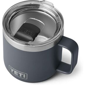 YETI Rambler 14 oz Stackable Mug, Vacuum Insulated, Stainless Steel with MagSlider Lid, Charcoal in Saudi Arabia