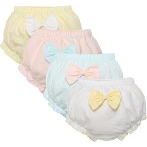 AUBIG Baby Boys Girls Bloomers Toddler Toilet Pee Potty Training Pants Cotton Underwear Ruffle Underpants Breathable Panties