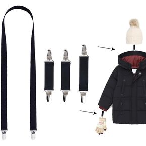 TRIWONDER Mitten Clips for Toddlers Kids Gloves Clips Adults Dress Clips Back Cinch Cardigan Shawl Boot Hat Clip for Travel