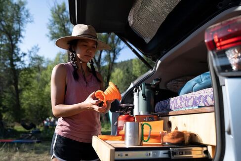ustCollapsible Flexware Coffee Drip with Strong, Flexible, Compact, BPA Free Design and Lid Seal for Hiking, Backpacking, Camping and Outdoor Survival,Orange in Saudi Arabia