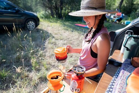 ustCollapsible Flexware Coffee Drip with Strong, Flexible, Compact, BPA Free Design and Lid Seal for Hiking, Backpacking, Camping and Outdoor Survival,Orange in Saudi Arabia
