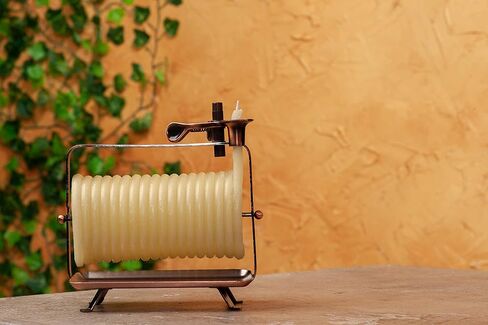 Candle by the Hour 48-Hour Horizontal Candle, Eco-Friendly Natural Beeswax with Cotton Wick & 80-Hour Vertical Candle, Eco-Friendly Natural Beeswax with Cotton Wick in Kuwait